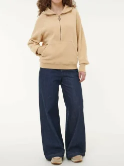 Grüne Erde Essentials|Pullover^Hoody aus Bio-Baumwolle, 57 caramel, S, GOTS