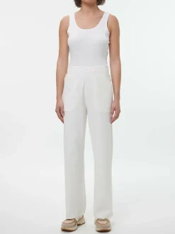 Grüne Erde Hosen, Jeans & Röcke^Hose aus Bio Baumwolle/Hanf, 11 weiß, 42, GOTS