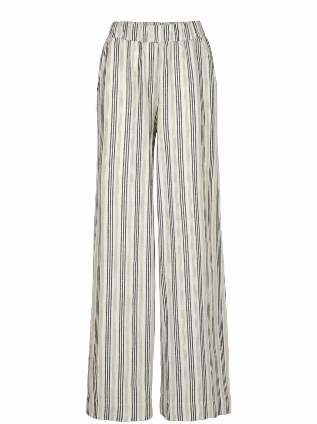 Grüne Erde Hosen, Jeans & Röcke^Hose aus Bio-Leinen und Baumwolle, 60 multistreif grün, 38, GOTS