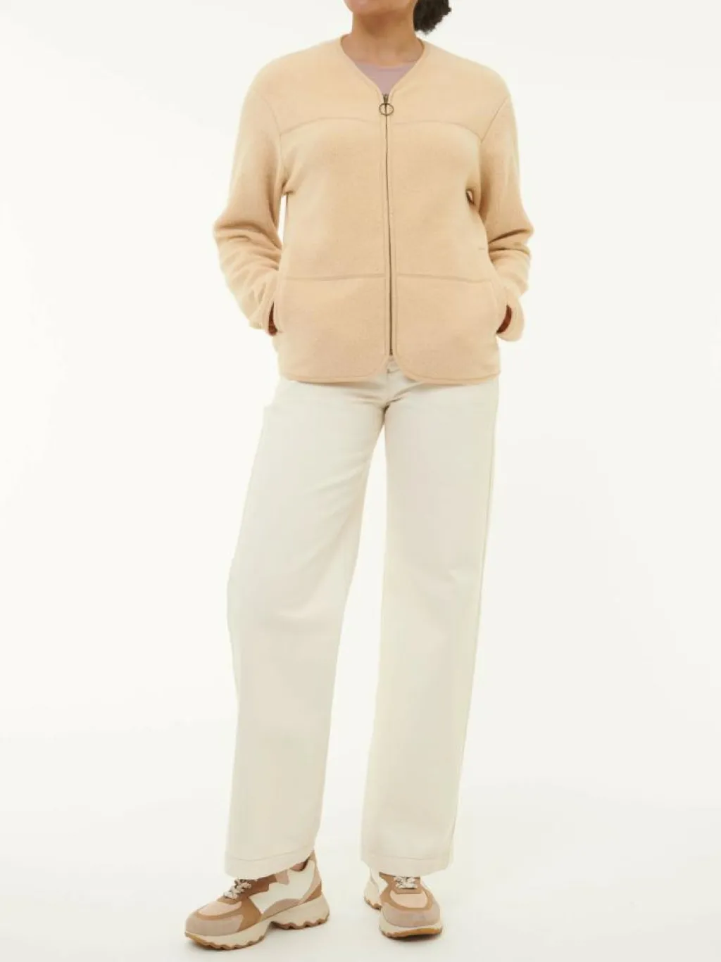 Grüne Erde Jacken & Mäntel^Jacke aus Bio-Baumwolle, 57 caramel, S, GOTS