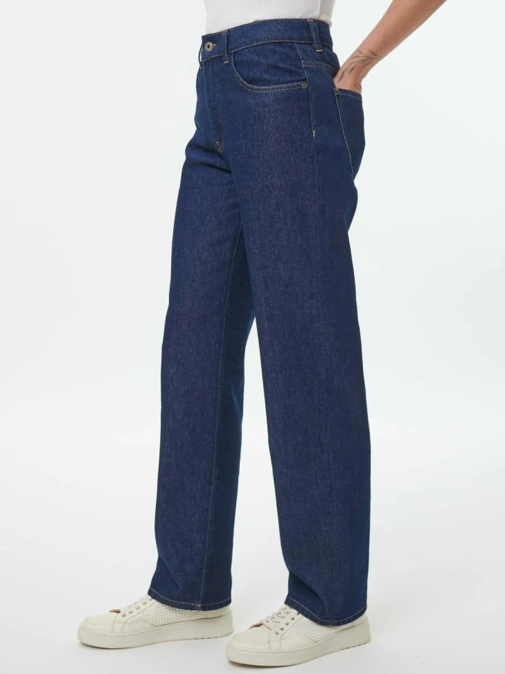 Grüne Erde Denim^Jeans straight, 100 % Bio-Baumwolle, , 36, GOTS