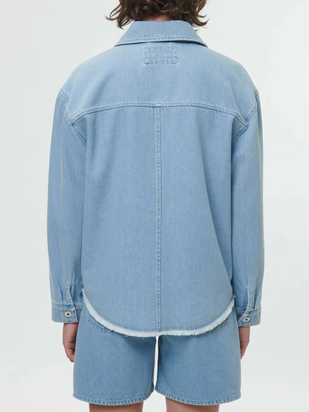 Grüne Erde Denim^Jeansjacke aus Bio-Baumwolle, 34 light blue denim, 36, GOTS