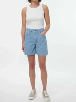 Grüne Erde Hosen, Jeans & Röcke^Jeansshorts aus Bio-Baumwolle, 34 light blue denim, 38, GOTS