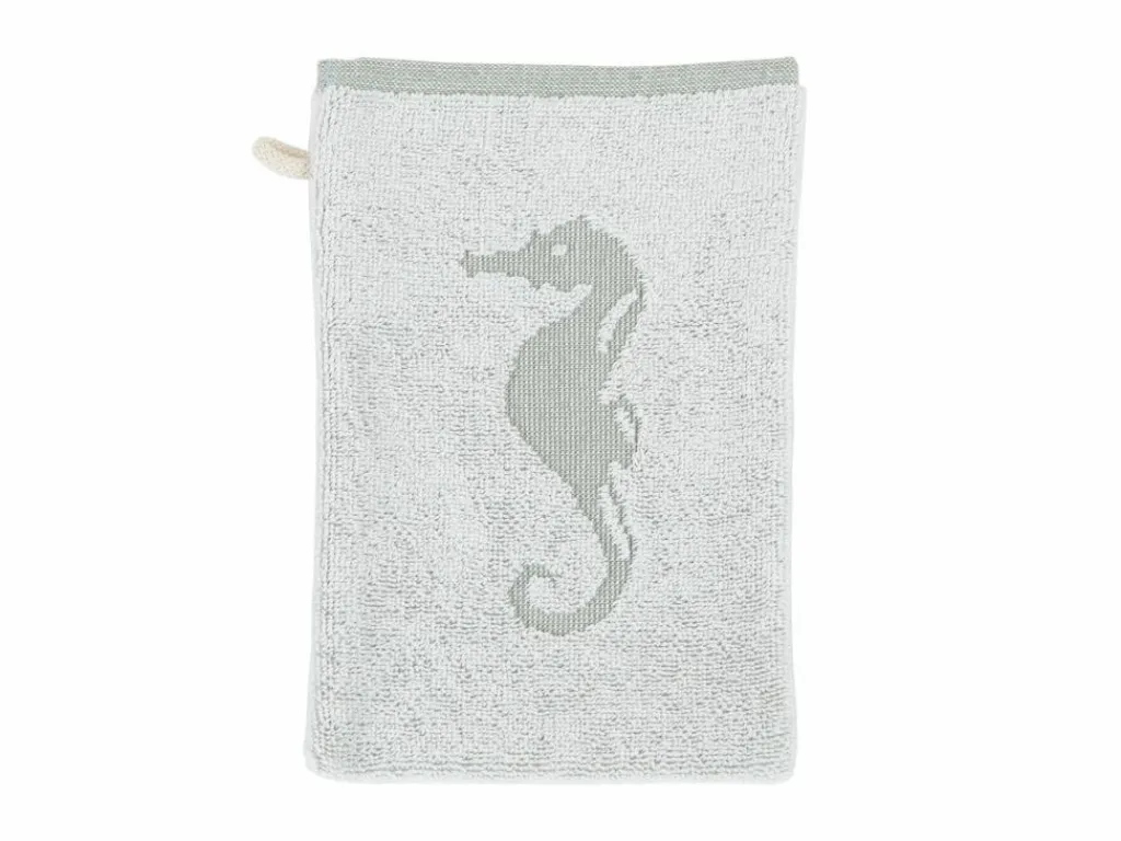 Kinder Grüne Erde Badtextilien & Pflege|Baby- Und Kinderpflege^Kinder-Waschhandschuh Seepferdchen, , 17 x 24 cm, 100 % Baumwolle, GOTS