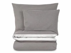 Grüne Erde Kissenbezüge|Kissenbezüge^Kissenüberzug ALMIN, taupe, 80 x 80 cm, 100 % Baumwolle, Edelflanell, GOTS