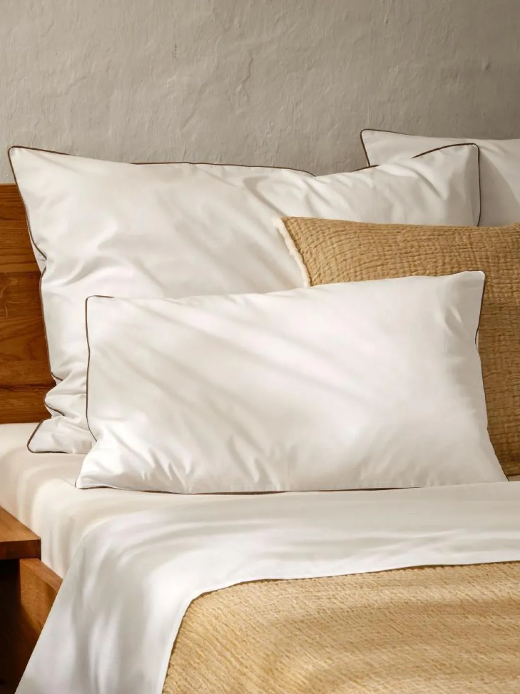 Grüne Erde Kissenbezüge|Kissenbezüge^Kissenüberzug EDNA, , 40 x 60 cm, 100 % Baumwolle, Perkal, GOTS