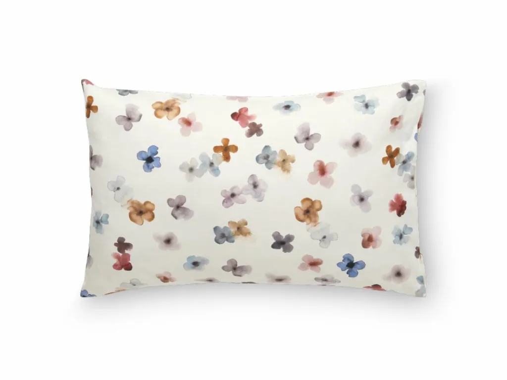 Grüne Erde Kissenbezüge|Kissenbezüge^Kissenüberzug ELODIE, aquarell, 40 x 60 cm, 100 % Baumwolle, Satin, GOTS