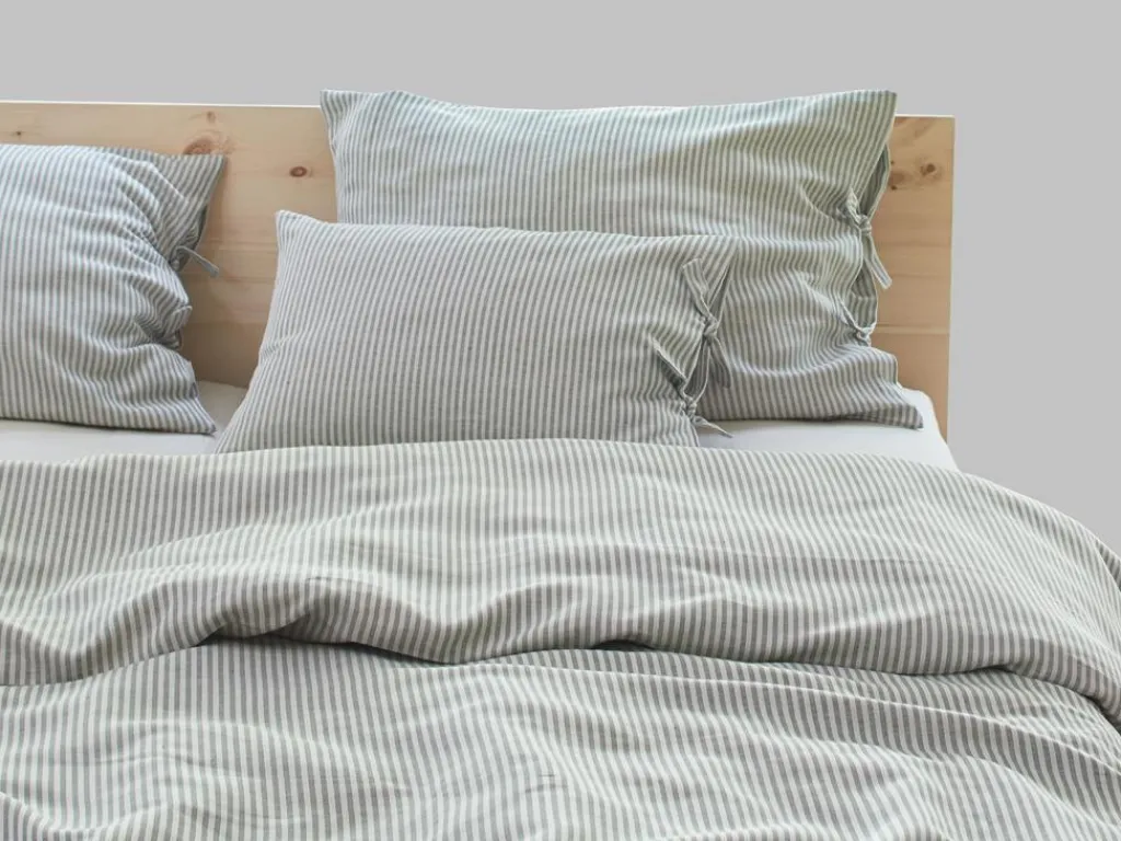 Grüne Erde Kissenbezüge|Kissenbezüge^Kissenüberzug HENRY, , 40 x 60 cm, 60 % Baumwolle/40 % Leinen, GOTS