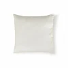 Kinder Grüne Erde Kinderbettwäsche^Kissenüberzug ILVA, natur hell, 40 x 40 cm, 100 % Baumwolle, Flanell, GOTS