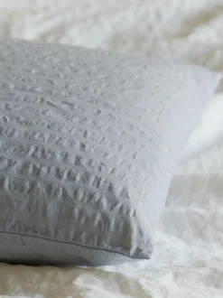 Grüne Erde Kissenbezüge|Kissenbezüge^Kissenüberzug ORLANDO, , 40 x 60 cm, 60 % Leinen/40 % Baumwolle, Seersucker, GOTS