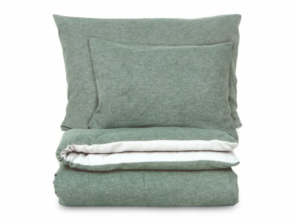 Grüne Erde Kissenbezüge|Kissenbezüge^Kissenüberzug VIGO, , 40 x 60 cm, 100 % Baumwolle, Edelflanell, GOTS