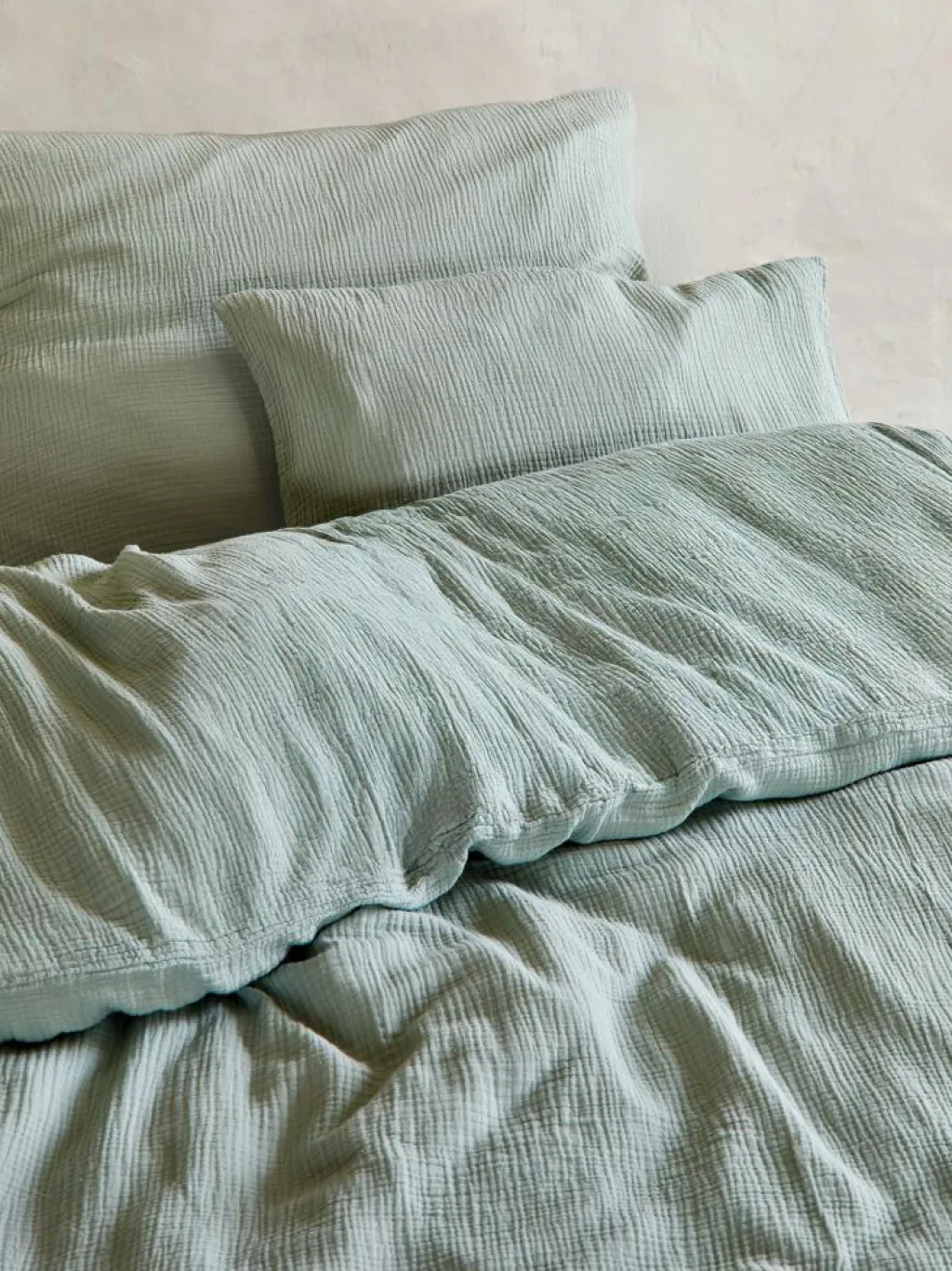 Grüne Erde Kissenbezüge|Kissenbezüge^Kissenüberzug VIVIEN, , 40 x 60 cm, 100 % Baumwolle, Musselin, GOTS