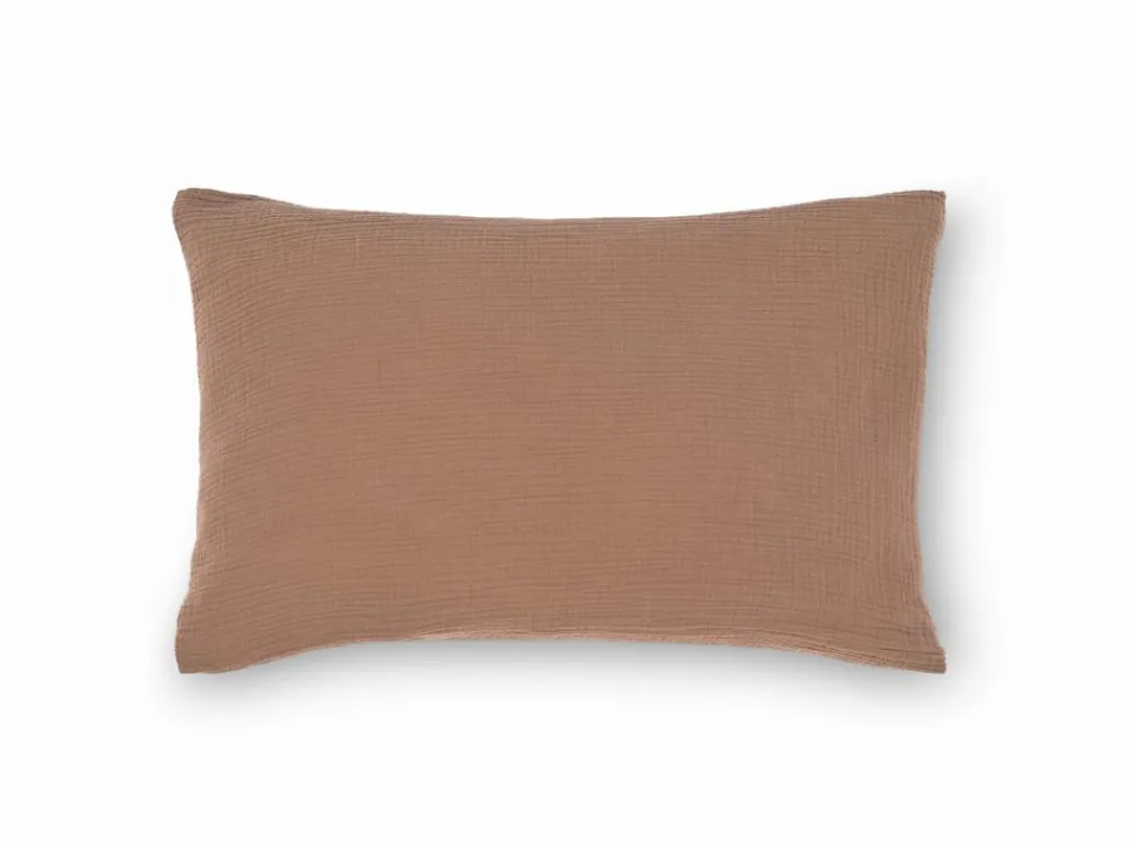 Grüne Erde Kissenbezüge|Kissenbezüge^Kissenüberzug VIVIEN, , 40 x 60 cm, 100 % Baumwolle, Musselin, GOTS