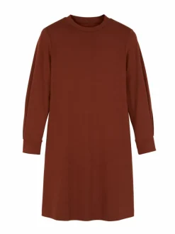 Grüne Erde Kleider & Overalls^Kleid aus Bio Baumwolle, 76 mahagoni, 38, GOTS