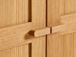 Grüne Erde Kleiderschränke^Kleiderschrank Tenso, 2-türig, Holz,