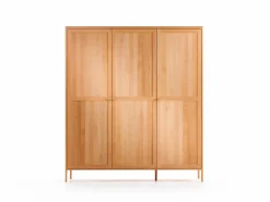 Grüne Erde Kleiderschränke^Kleiderschrank Tenso, 3-türig, Holz,