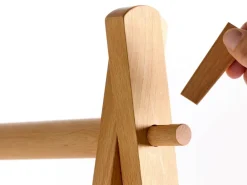 Grüne Erde Garderobe^Kleiderständer Jukai Pur, + 1 Anbauelement,