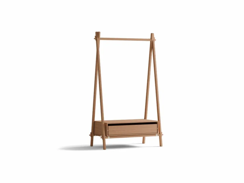 Grüne Erde Kleiderschränke|Garderobe^Kleiderständer Jukai Pur, mit Box und Lade,