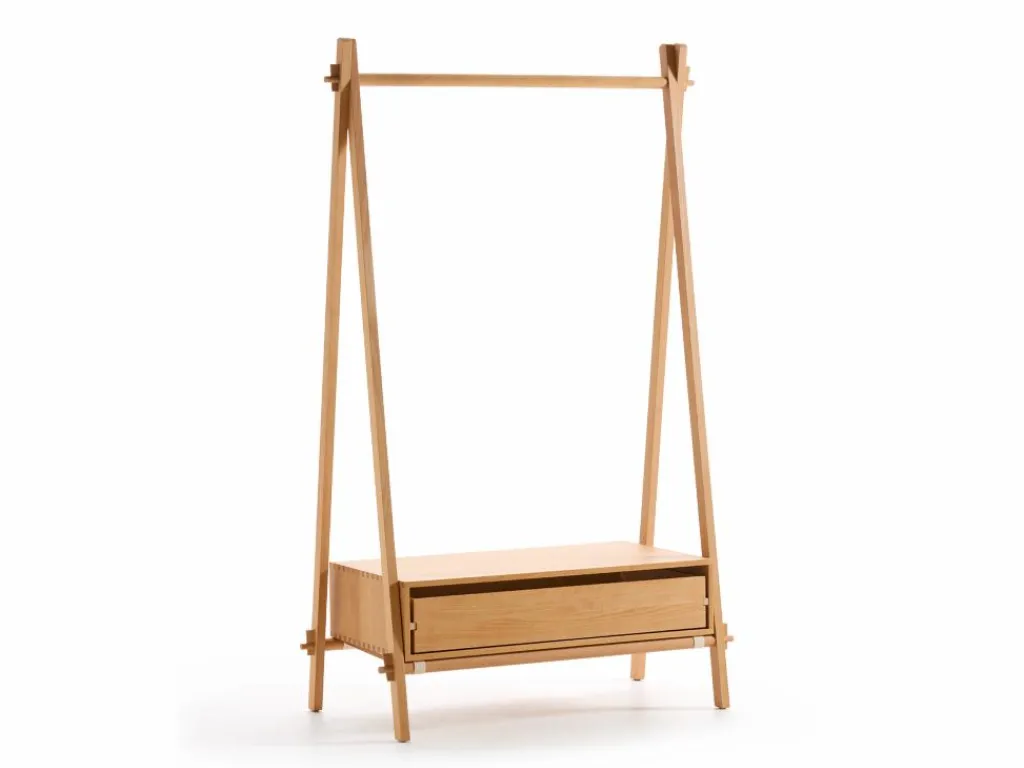 Grüne Erde Kleiderschränke|Garderobe^Kleiderständer Jukai Pur, mit Box und Lade,