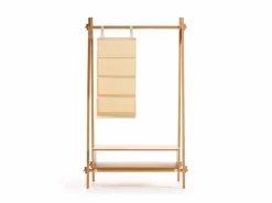 Grüne Erde Kleiderschränke|Garderobe^Kleiderständer Jukai Pur, mit Box und Hängefächer,