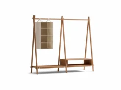 Grüne Erde Kleiderschränke|Garderobe^Kleiderständer Jukai Pur, mit Anbauelement, Ablageboard, Box und Hängefächer,