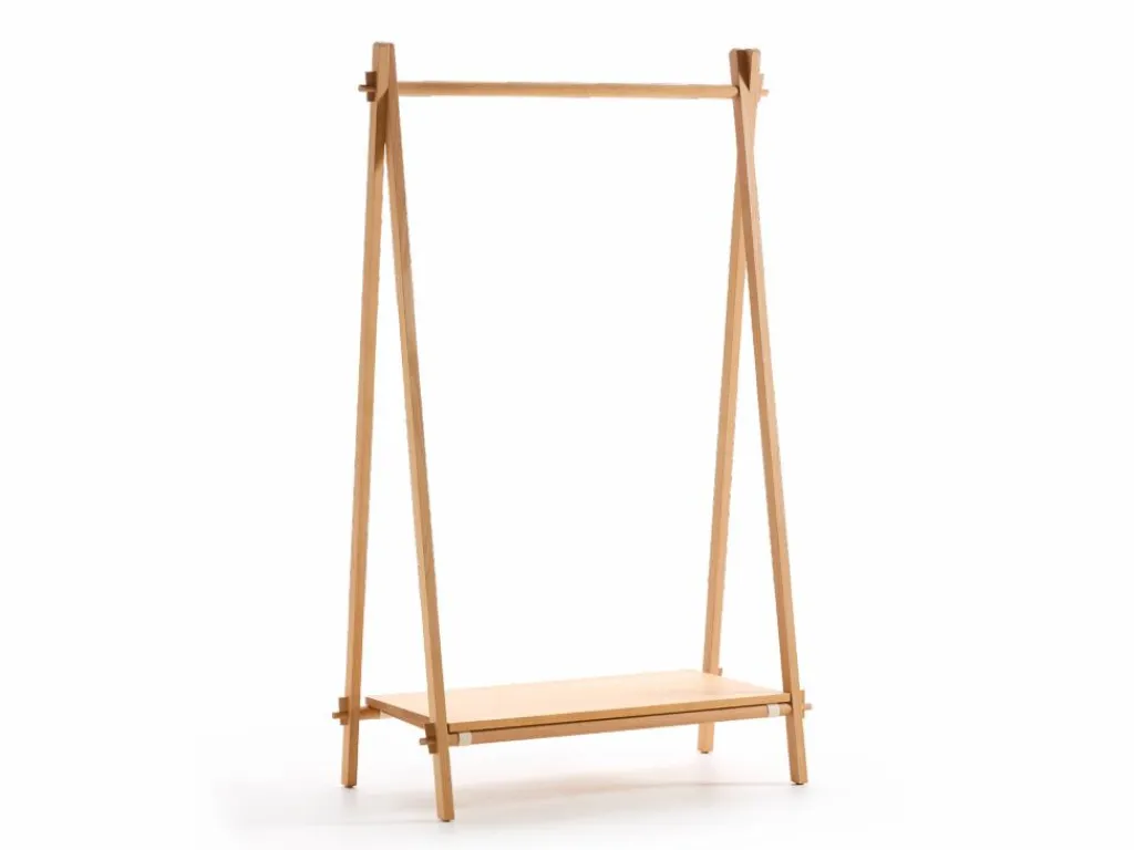 Grüne Erde Kleiderschränke|Garderobe^Kleiderständer Jukai Pur, mit Ablageboard,