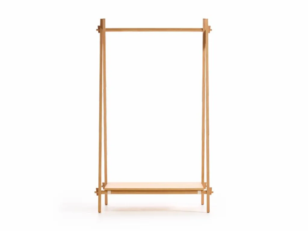 Grüne Erde Kleiderschränke|Garderobe^Kleiderständer Jukai Pur, mit Ablageboard,