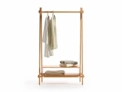 Grüne Erde Garderobe^Kleiderständer Jukai Pur, mit Box,