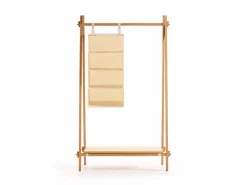 Grüne Erde Kleiderschränke|Garderobe^Kleiderständer Jukai Pur, mit Ablageboard und Hängefächer,