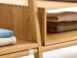 Grüne Erde Garderobe^Kleiderständer Jukai Pur, mit Anbauelement und Box,