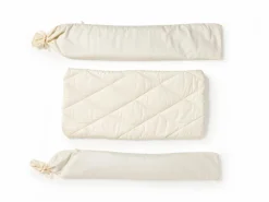 Grüne Erde Kopfkissen^Komfortkissen Duo "das Pflegeleichte", gefüllt mit Naturlatex und Schurwolle, 40 x 60 cm, GOTS, NATURTEXTIL BEST