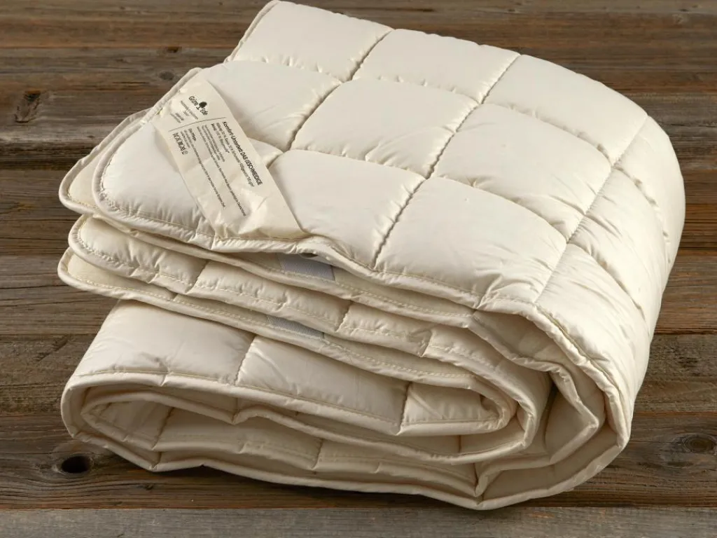 Grüne Erde Auflagen, Unterbetten & Topper^Komfort-Unterbett Eri-Seide/SSW, 90 x 200 cm, 700 g/m2, GOTS, NATURTEXTIL BEST