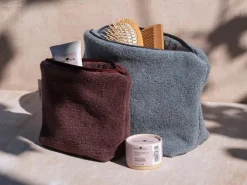 Grüne Erde Badezimmer-Accessoires|Badezimmer-Accessoires^Kosmetiktasche ANEA maxi, , 28 x 9 x 17 cm, 100 % Baumwolle, GOTS