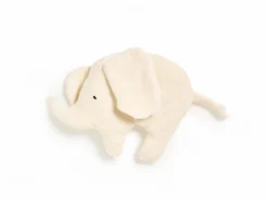 Grüne Erde Einschlafhilfen|Geschenke-Guide^Kuschelkissen Elefant Emil, ca. 26 cm, 100 % Baumwolle, GOTS, VEGAN