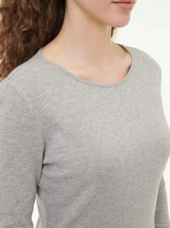 Grüne Erde Shirts^Langarmshirt aus Bio Baumwolle/Wolle, , 38, GOTS