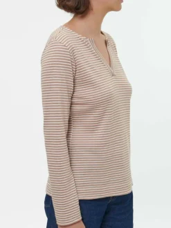 Grüne Erde Shirts^Langarmshirt aus Bio Leinen/Baumwolle, , 38, GOTS