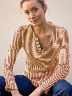 Grüne Erde Shirts^Langarmshirt aus Bio Leinen/Baumwolle, , 38, GOTS