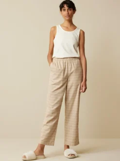 Grüne Erde Nachtwäsche^Lange Schlafhose aus Bio-Baumwolle, , XS, GOTS