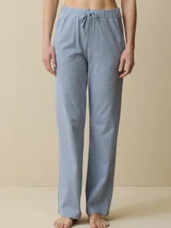 Grüne Erde Nachtwäsche^Lange Schlafhose aus Bio-Baumwolle, , S, GOTS