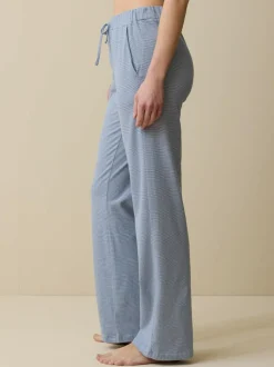 Grüne Erde Nachtwäsche^Lange Schlafhose aus Bio-Baumwolle, , S, GOTS