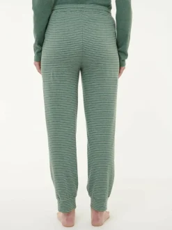 Grüne Erde Nachtwäsche^Lange Schlafhose aus Bio-Baumwolle, , S, GOTS