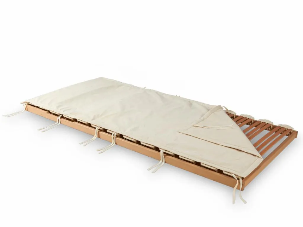 Grüne Erde Naturmatratzen|Geschenkboxen^Lattenrostauflage, 90 x 200/210 cm, 100 % Schurwolle (Schaf), GOTS