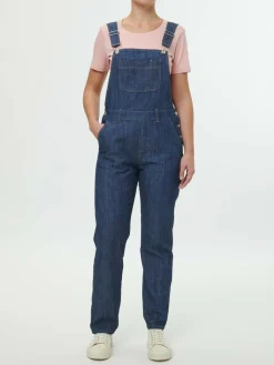 Grüne Erde Hosen, Jeans & Röcke^Latzhose aus Bio-Baumwolle, 36 dark denim, 38, GOTS