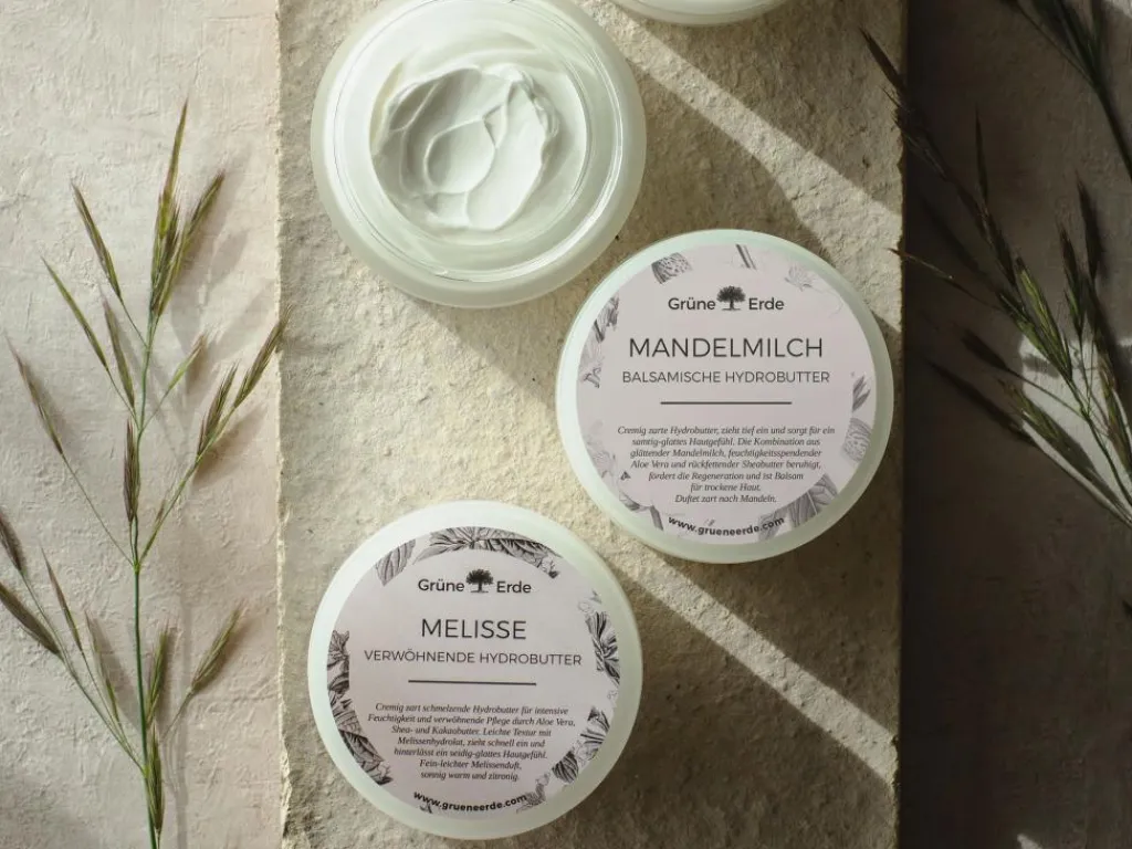 Grüne Erde Geschenke-Guide|Körperpflege^MANDELMILCH balsamische Hydrobutter 100 g
