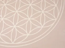 Grüne Erde Wohndecken|Geschenke-Guide^Meditationsdecke Blume des Lebens, natur/quarz, 150 x 200 cm, 100 % Baumwolle, GOTS