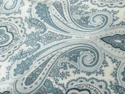 Grüne Erde Meterware^Meterware Satin PRISKA, pazifik, 100 % Baumwolle, Breite 160 cm, 130 g/m2, GOTS