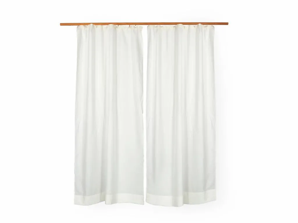 Grüne Erde Meterware^Meterware VALENTIN, Halbleinen, weiß, 50 % Leinen/50 % Baumwolle, 160 g/m2, Breite 200 cm, GOTS, *