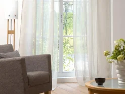 Grüne Erde Meterware^Meterware Voile, natur, 100 % Baumwolle, Breite 180 cm, 70 g/m2, GOTS