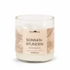 Grüne Erde Kerzen Und Duftkerzen^Natürliche Rapswachskerze SONNENSTUNDEN im rezyklierten Glas, Baumwolldocht, 325 ml, H 9,5 cm, ø 8,5 cm