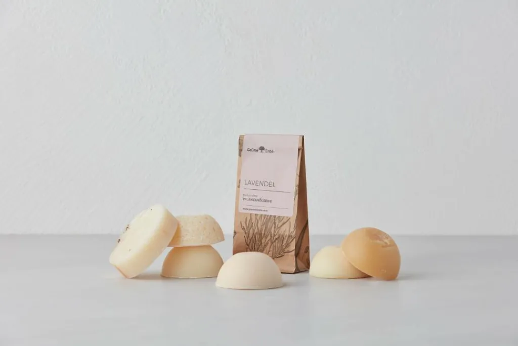 Grüne Erde Körperpflege|Feste Kosmetik & Alles Mit Kunststofffreier Verpackung^ORANGE naturreine Pflanzenölseife 80 g